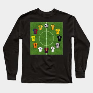 legend football players 2000 soccer fussball Long Sleeve T-Shirt